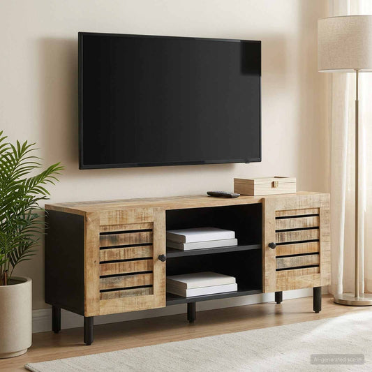 vidaXL Storage Cabinets Natural 105 x 33 x 46 cm Solid Mango Wood