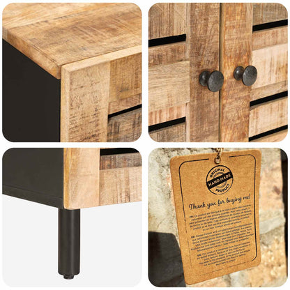 vidaXL Storage Cabinets Pattern Pattern 60 x 33 x 75 cm Natural