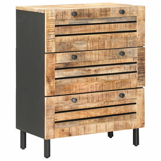 vidaXL Storage Cabinets 60 x 33 x 75 cm Solid Mango Wood Natural