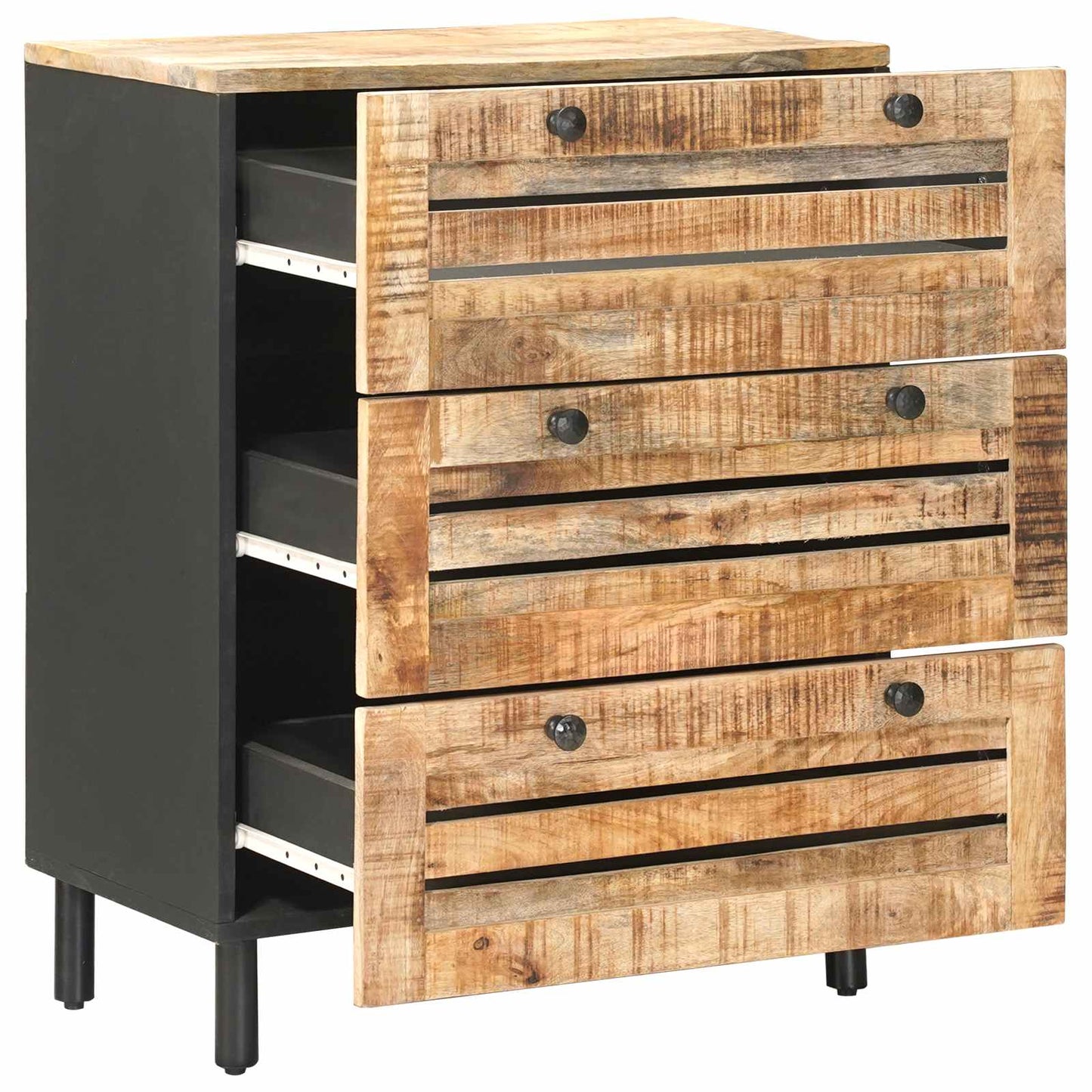 vidaXL Storage Cabinets Pattern Pattern 60 x 33 x 75 cm Natural