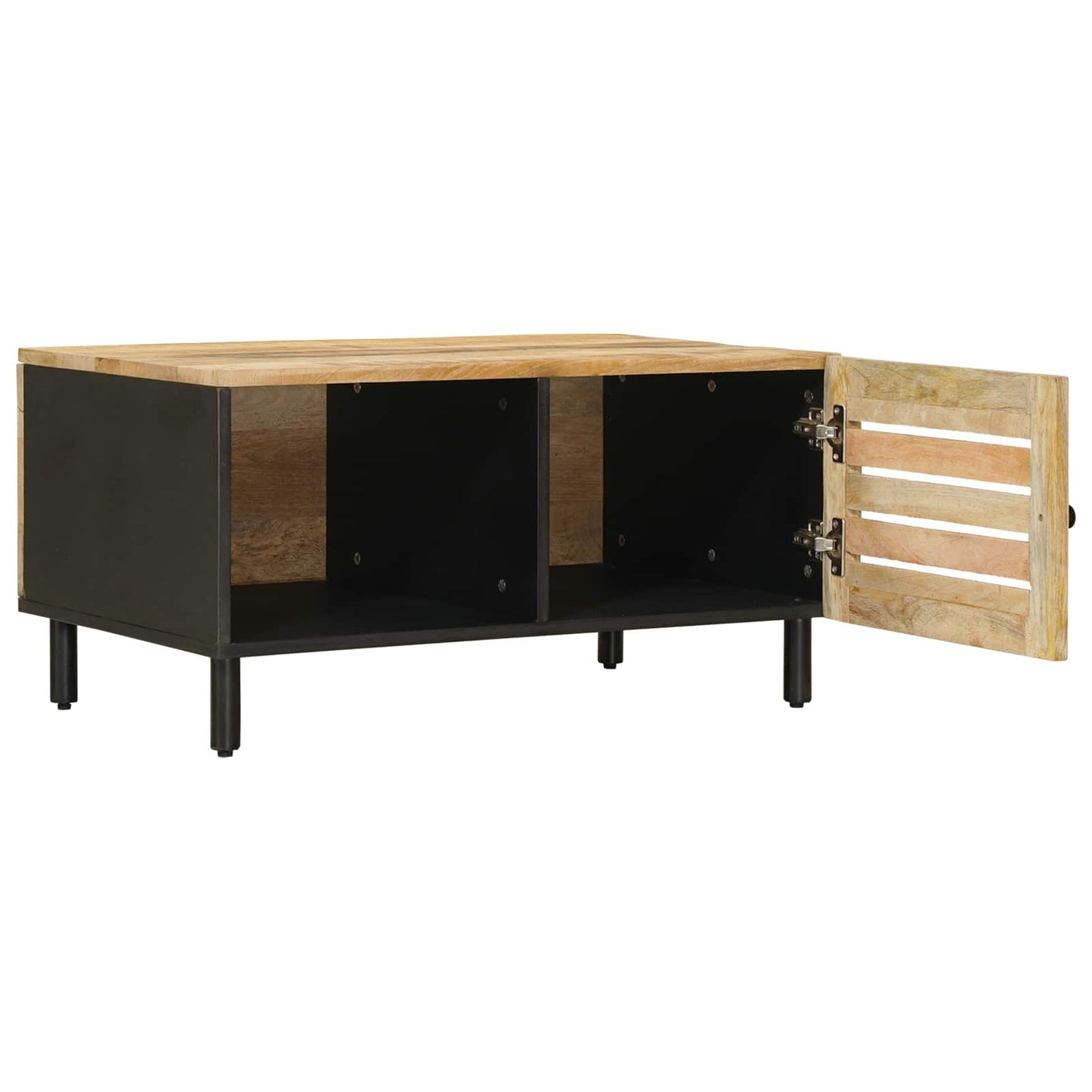 vidaXL Coffee Table Natural 80 x 50 x 40 cm Solid Mango Wood