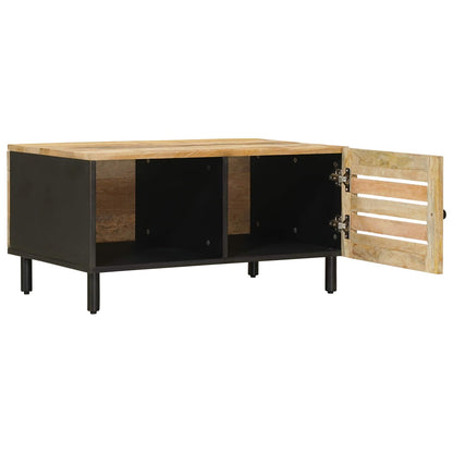 vidaXL Coffee Table Natural 80 x 50 x 40 cm Solid Mango Wood
