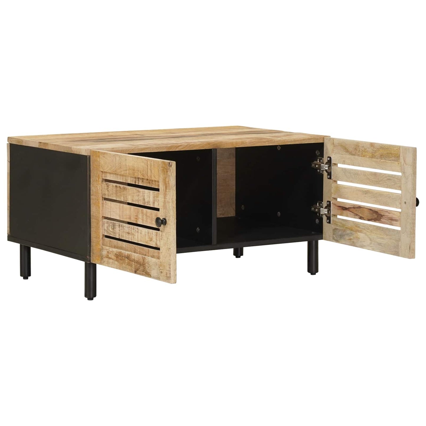 vidaXL Coffee Table Natural 80 x 50 x 40 cm Solid Mango Wood
