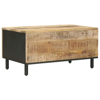 vidaXL Coffee Table Natural 80 x 50 x 40 cm Solid Mango Wood