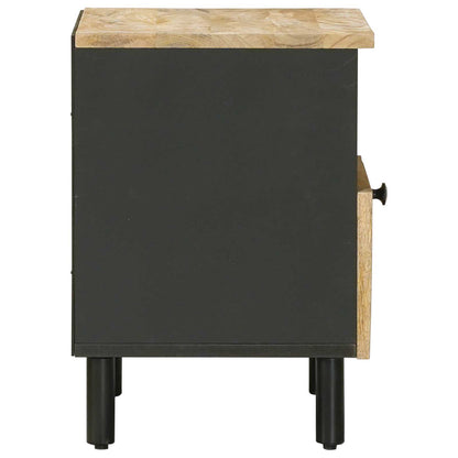 vidaXL Bedside Table Natural 40 x 33 x 46 cm Solid Mango Wood