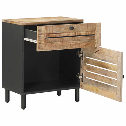 vidaXL Bedside Table Natural 50 x 33 x 60 cm Solid Mango Wood