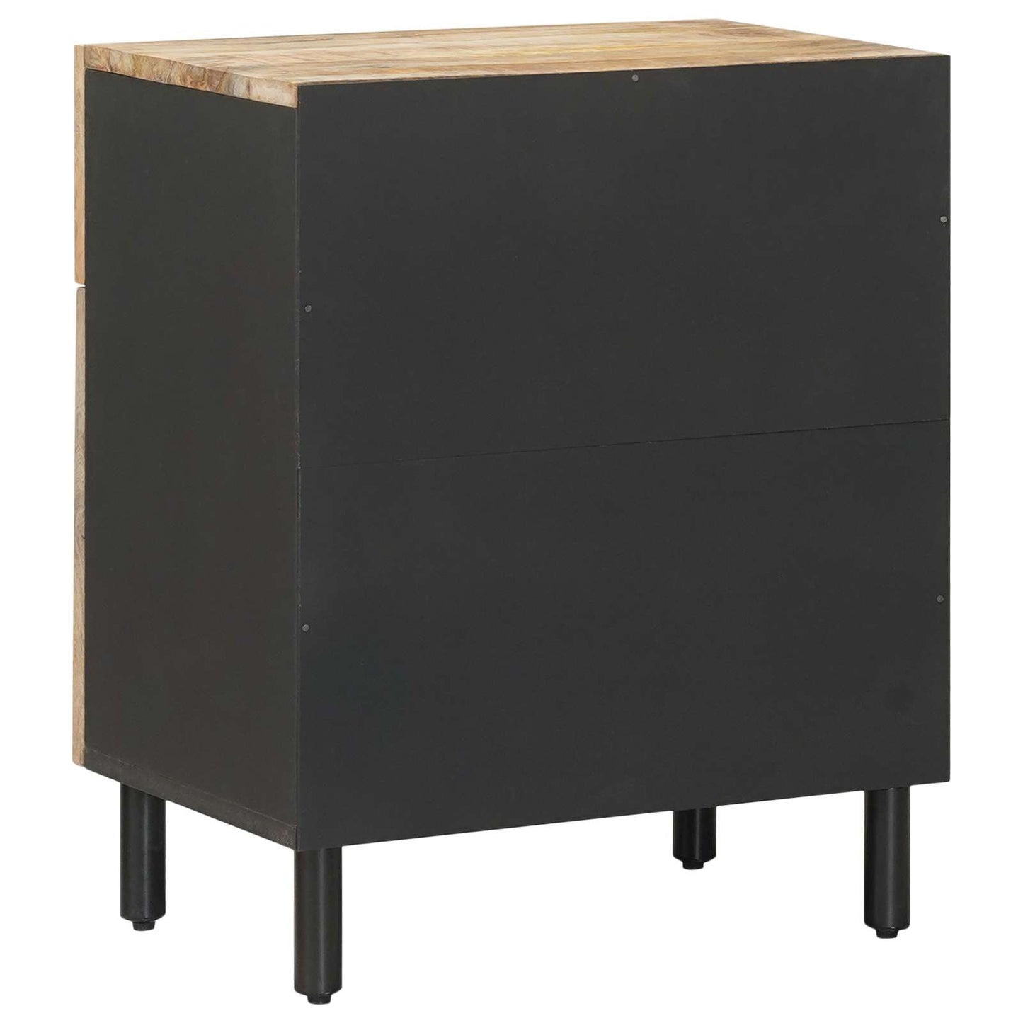 vidaXL Bedside Table Natural 50 x 33 x 60 cm Solid Mango Wood