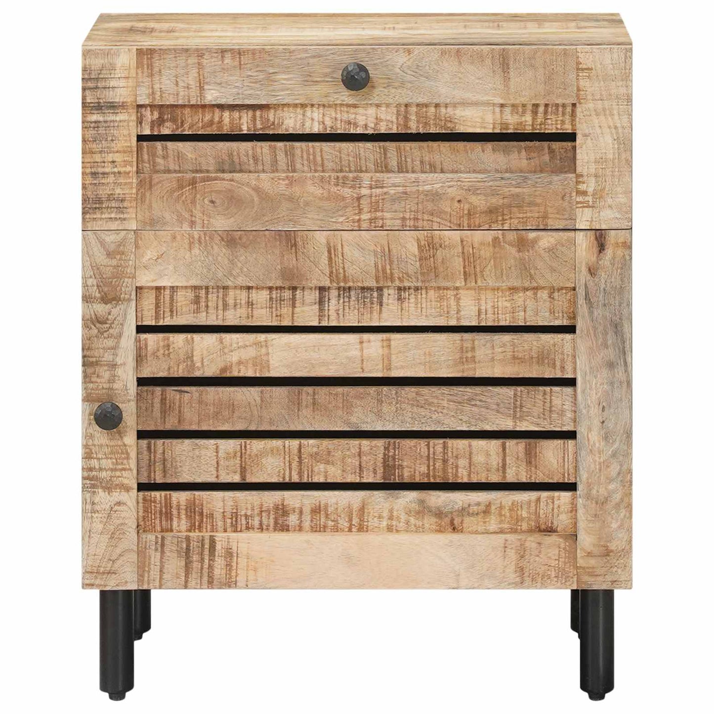 vidaXL Bedside Table Natural 50 x 33 x 60 cm Solid Mango Wood