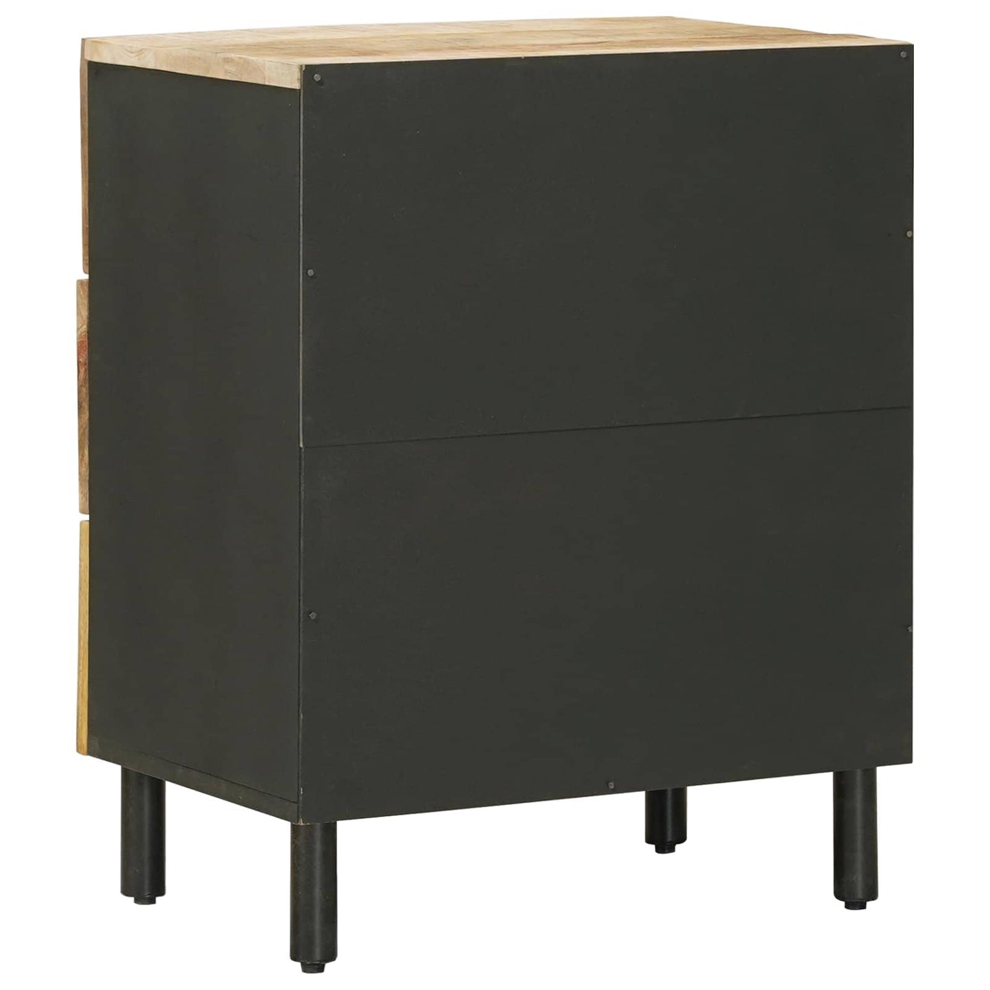 vidaXL Bedside Table Natural 50 x 33 x 62 cm Solid Mango Wood