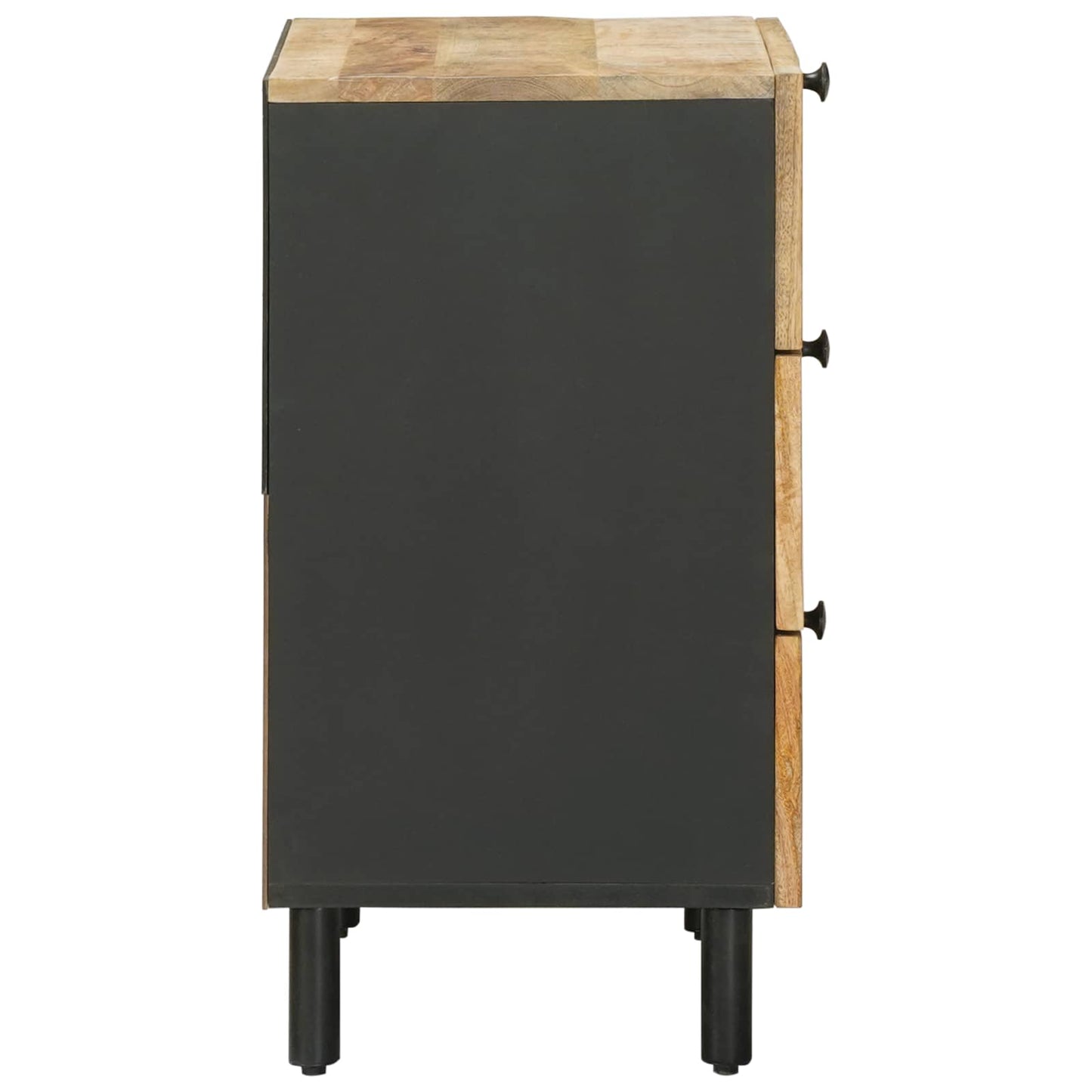 vidaXL Bedside Table Natural 50 x 33 x 62 cm Solid Mango Wood