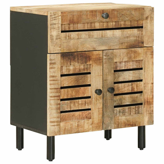 vidaXL Bedside Table Natural 50 x 33 x 60 cm Solid Mango Wood