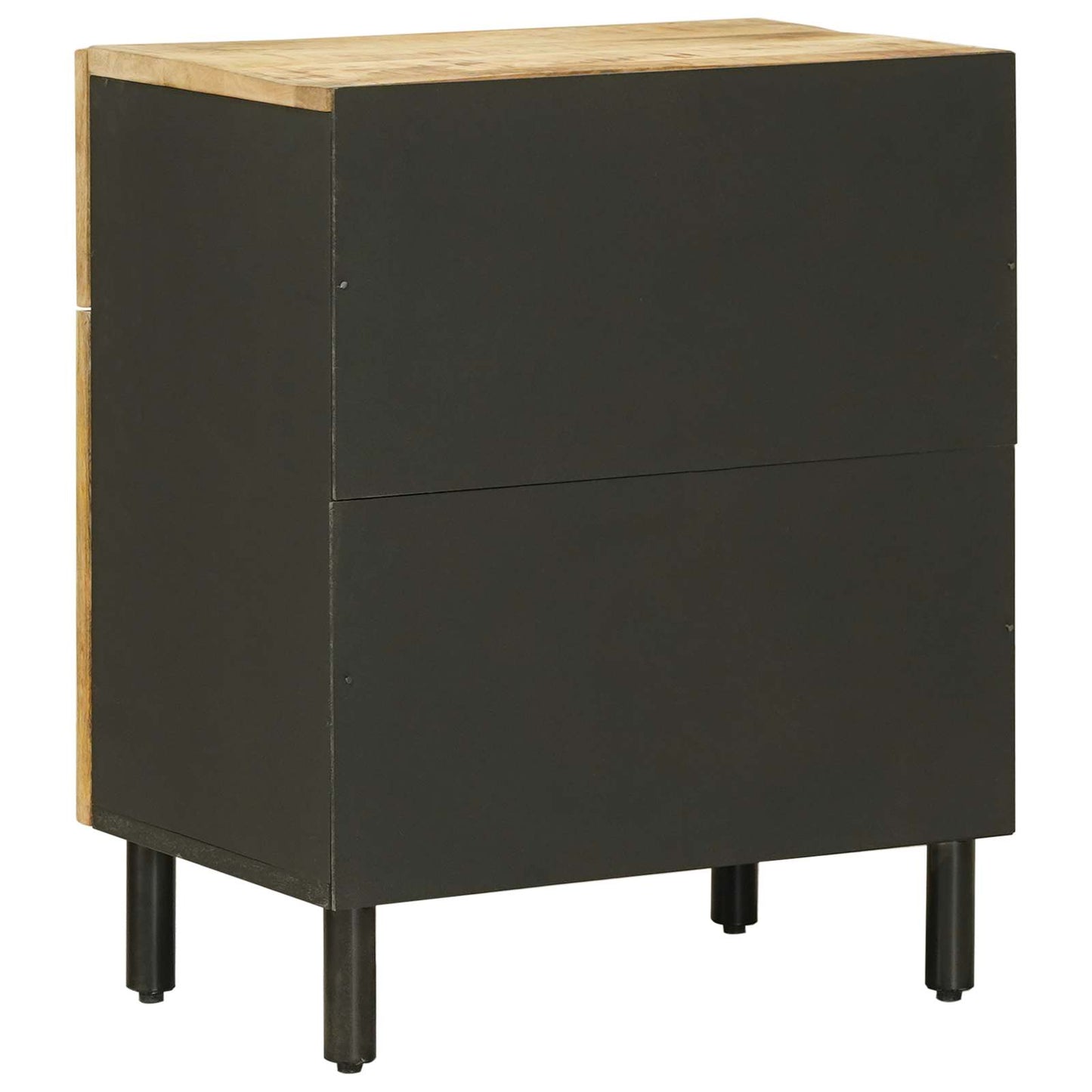 vidaXL Bedside Table Natural 50 x 33 x 60 cm Solid Mango Wood