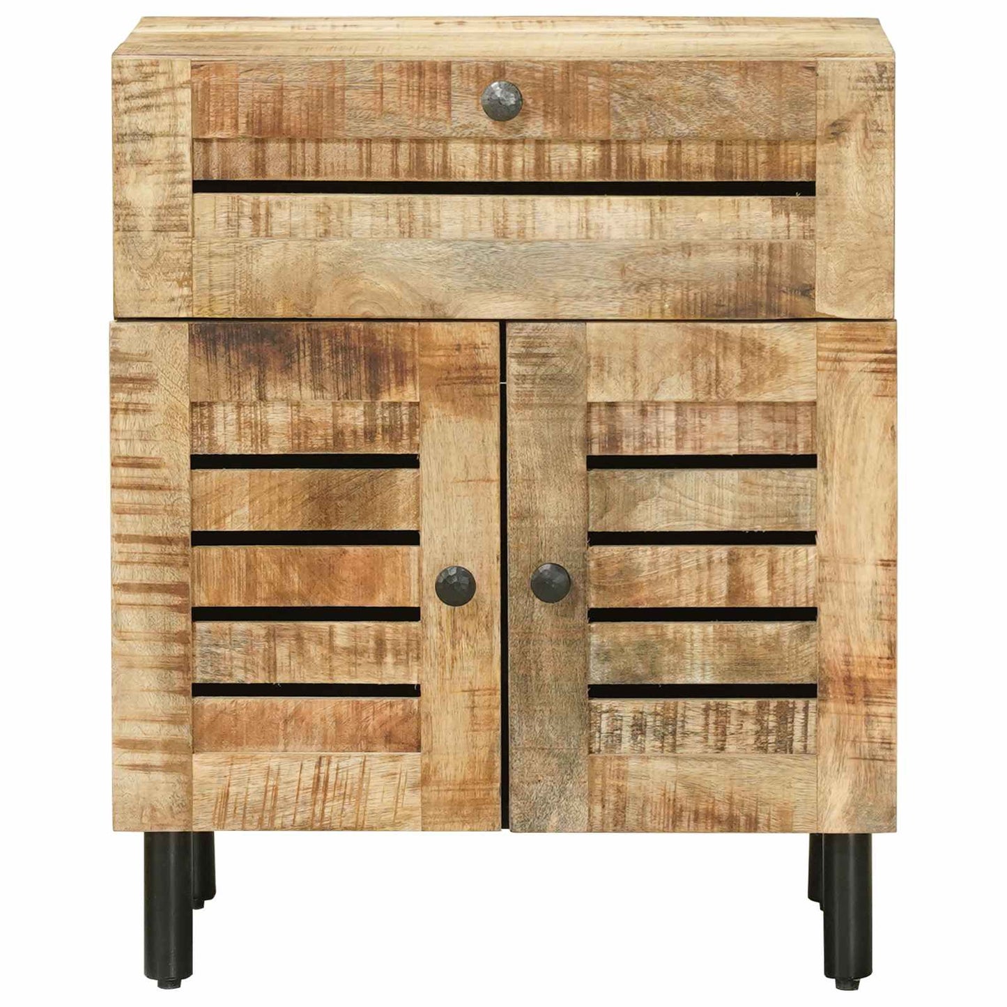 vidaXL Bedside Table Natural 50 x 33 x 60 cm Solid Mango Wood