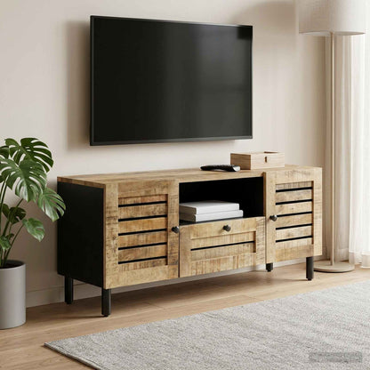 vidaXL Storage Cabinets Natural 105 x 33 x 46 cm Solid Mango Wood