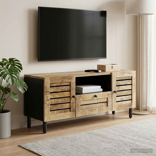 vidaXL Storage Cabinets Natural 105 x 33 x 46 cm Solid Mango Wood