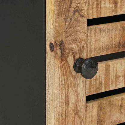 vidaXL Hanging Cabinet with Storage Brown and Black 38 x 33.5 x 48 cm