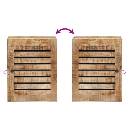 vidaXL Hanging Cabinet with Storage Brown and Black 38 x 33.5 x 48 cm
