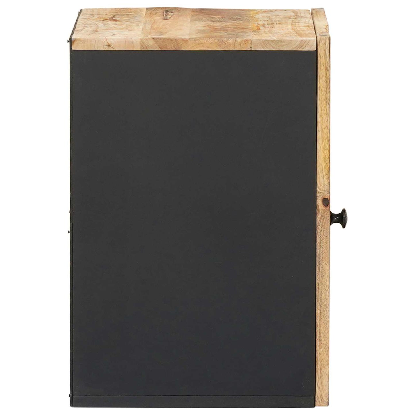 vidaXL Hanging Cabinet with Storage Brown and Black 38 x 33.5 x 48 cm