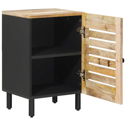 vidaXL Bathroom Cabinet with Storage Brown and Black 38 x 33.5 x 58 cm