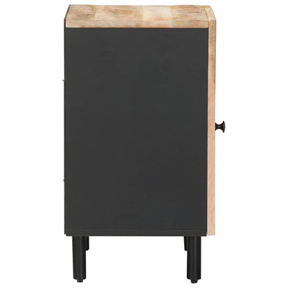 vidaXL Bathroom Cabinet with Storage Brown and Black 38 x 33.5 x 58 cm