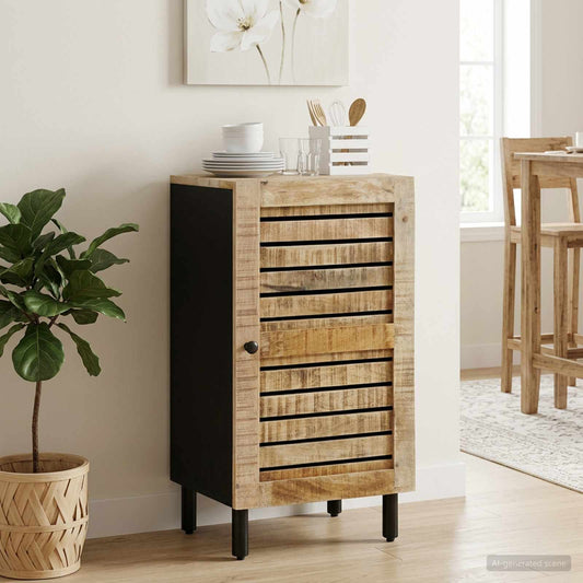 vidaXL Storage Cabinet Natural 40 x 33 x 75 cm Solid Mango Wood