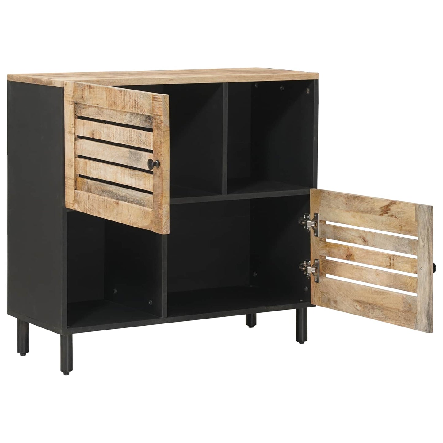 vidaXL Storage Cabinets Brown 80 x 33.5 x 75 cm Solid Mango Wood