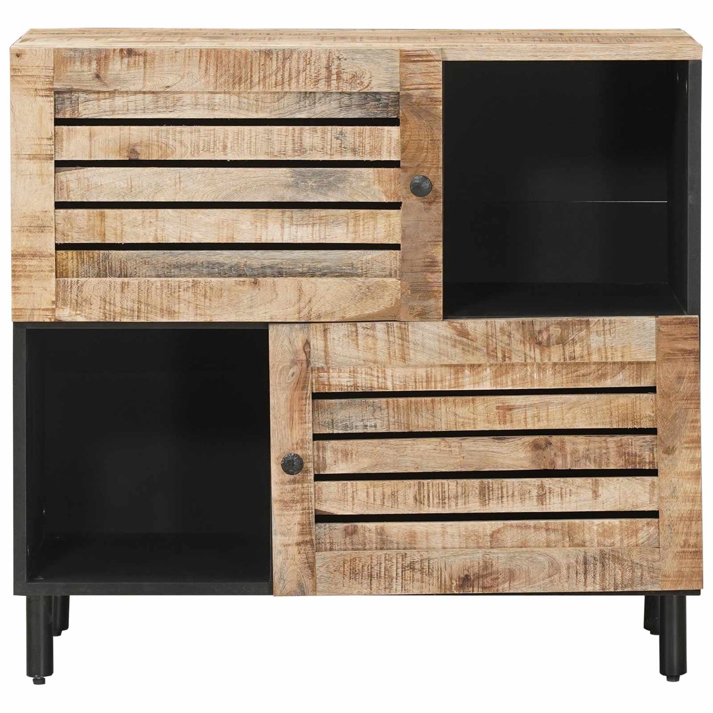 vidaXL Storage Cabinets Brown 80 x 33.5 x 75 cm Solid Mango Wood