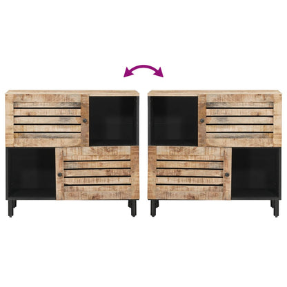 vidaXL Storage Cabinets Brown 80 x 33.5 x 75 cm Solid Mango Wood