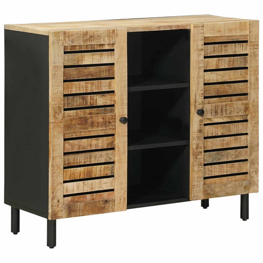 vidaXL Storage Cabinets Natural 90 x 33 x 75 cm Solid Mango Wood