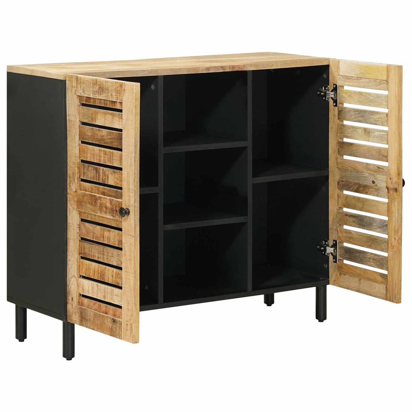 vidaXL Storage Cabinets Natural 90 x 33 x 75 cm Solid Mango Wood
