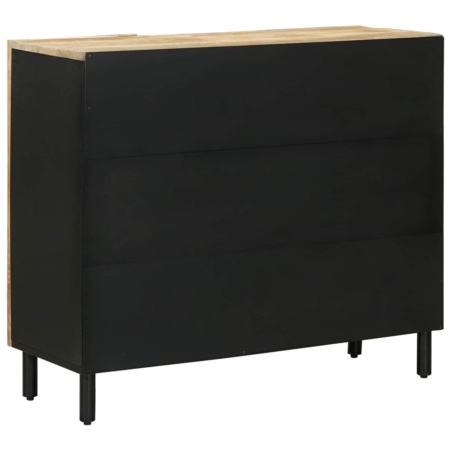 vidaXL Storage Cabinets Natural 90 x 33 x 75 cm Solid Mango Wood
