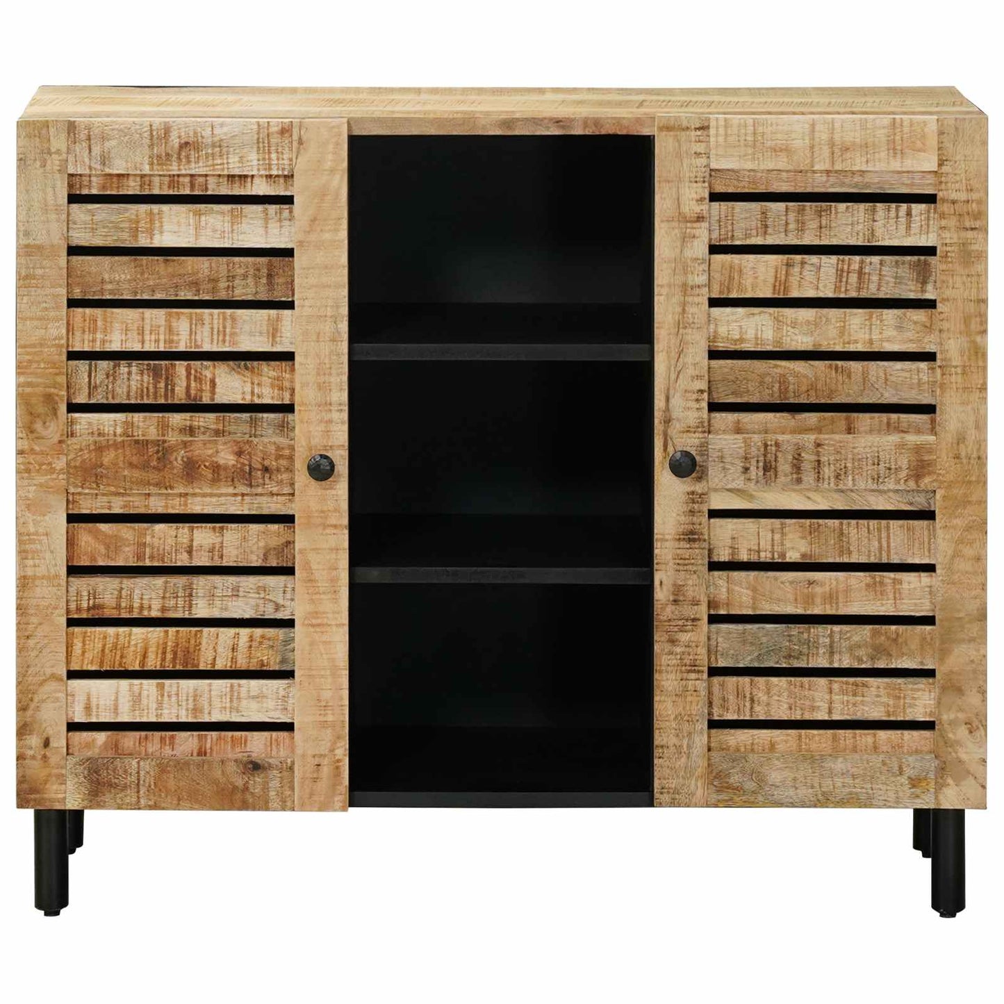 vidaXL Storage Cabinets Natural 90 x 33 x 75 cm Solid Mango Wood