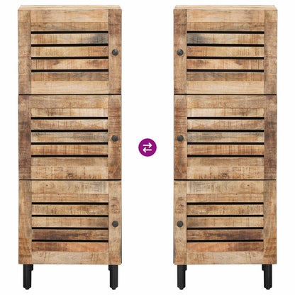 vidaXL Storage Cabinets Natural 40 x 33 x 110 cm Solid Mango Wood