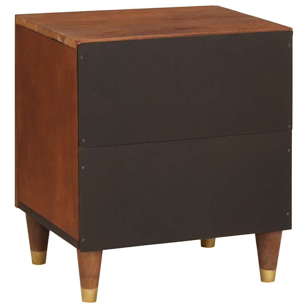 vidaXL Bedside Cabinet Brown 40 x 33.5 x 46 cm Solid Acacia wood