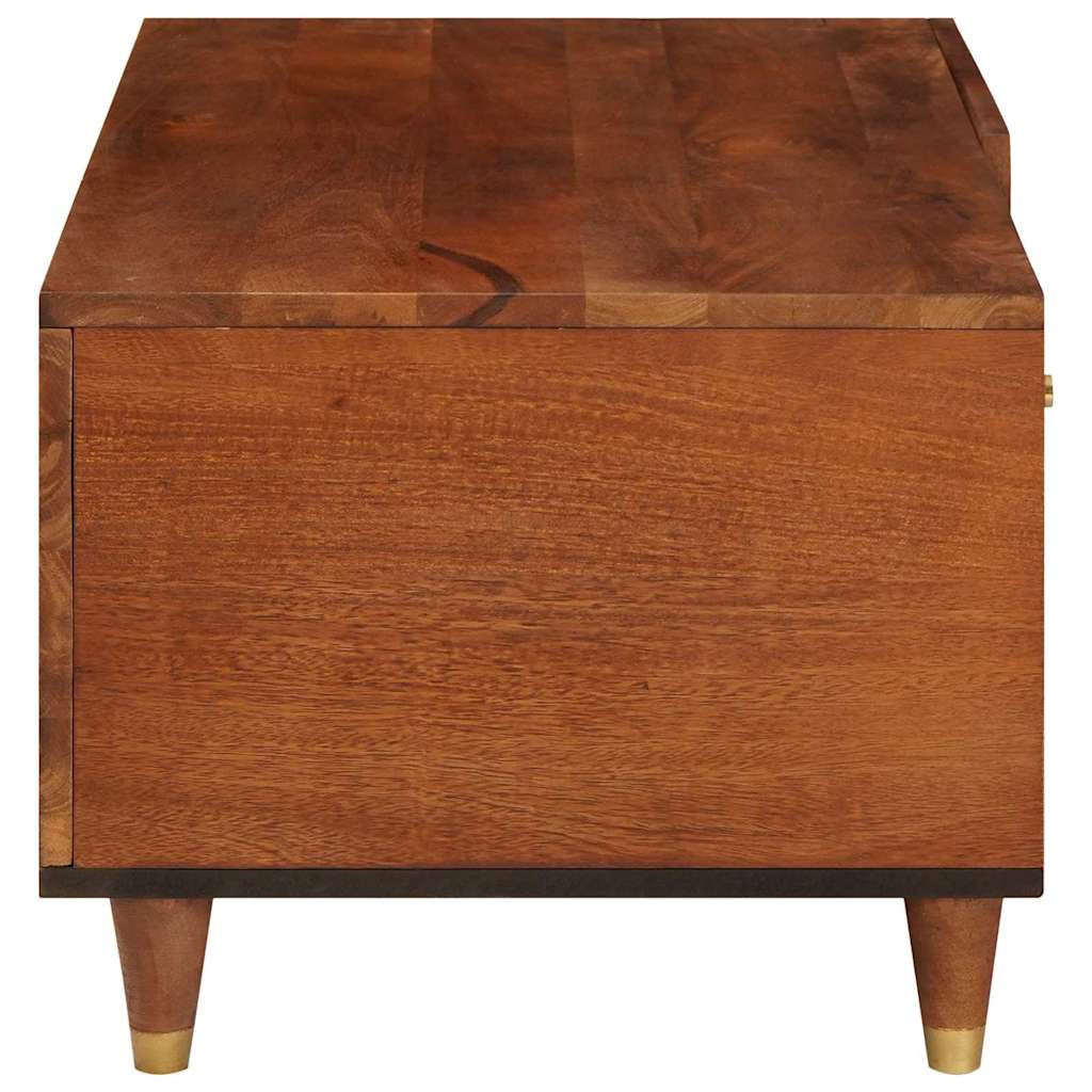 vidaXL Coffee Tables Brown 80 x 50 x 40 cm Cane and solid mango wood