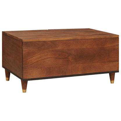 vidaXL Coffee Tables Brown 80 x 50 x 40 cm Cane and solid mango wood