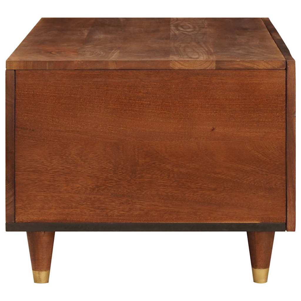vidaXL Coffee Tables Brown 80 x 50 x 40 cm Cane and solid mango wood