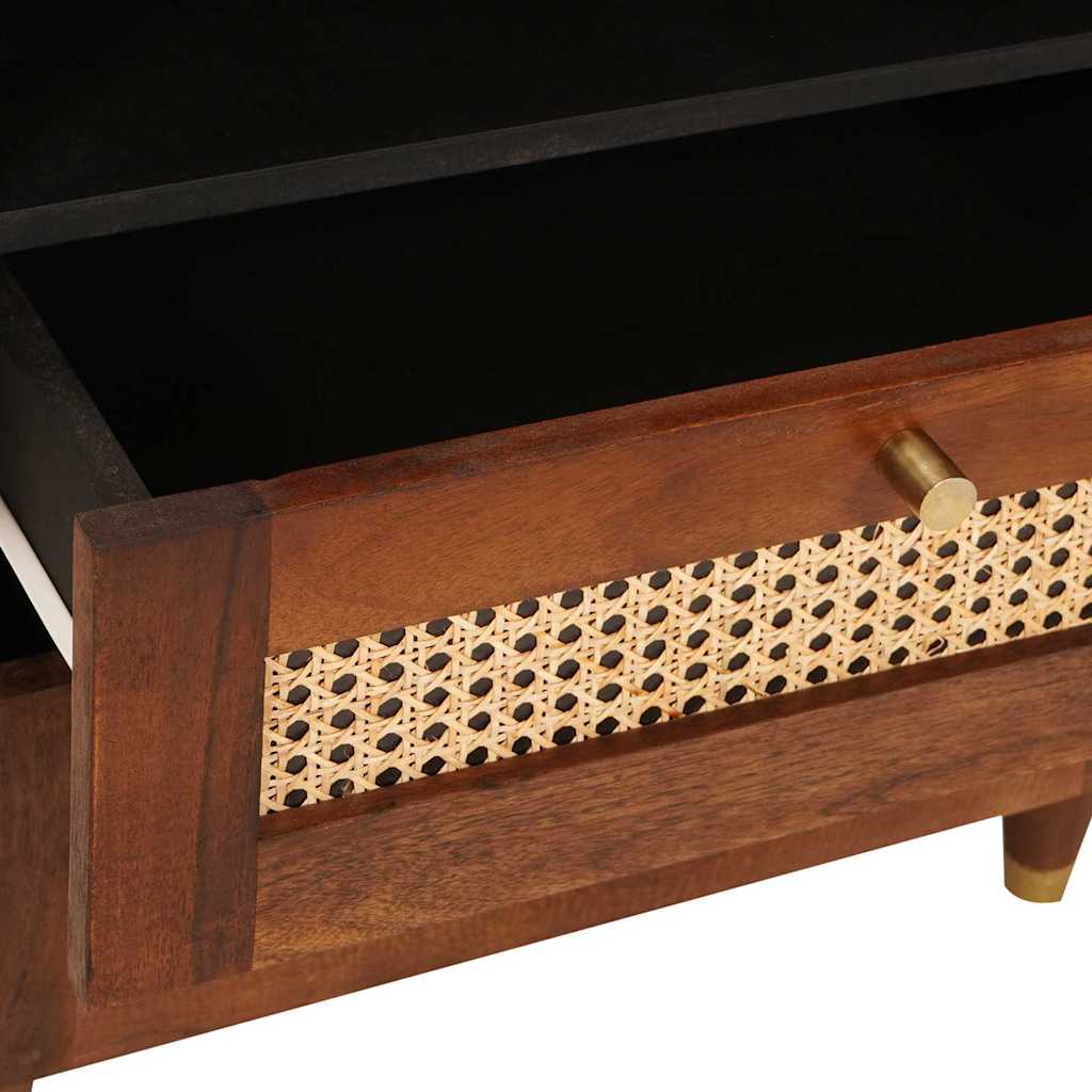 vidaXL Bedside Tables with Drawer 50 x 33 x 62 cm Solid Mango Wood