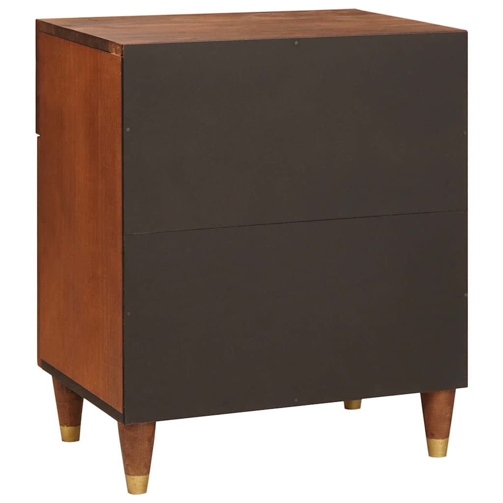 vidaXL Bedside Tables with Drawer 50 x 33 x 60 cm Solid Mango Wood