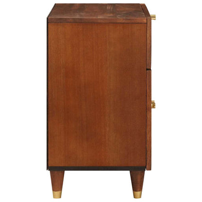 vidaXL Bedside Tables with Drawer 50 x 33 x 60 cm Solid Mango Wood
