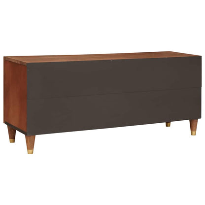 vidaXL TV Cabinet with Shelf Brown 105 x 33.5 x 46 cm Solid Mango Wood