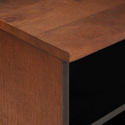 vidaXL TV Cabinet with Shelf Brown 100 x 33.5 x 46 cm Solid Mango Wood