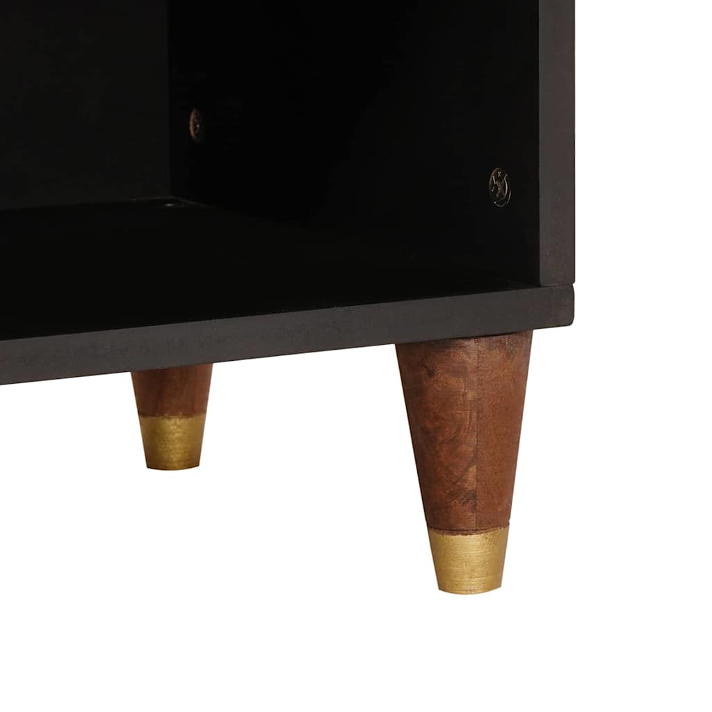 vidaXL TV Cabinet with Shelf Brown 100 x 33.5 x 46 cm Solid Mango Wood