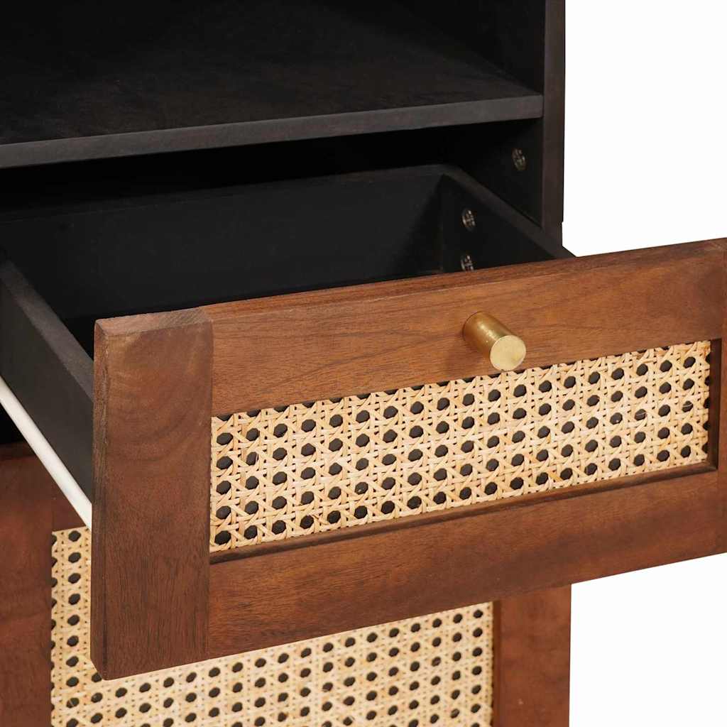 vidaXL Sideboard with Drawer Brown 38 x 33.5 x 160 cm Solid Mango Wood