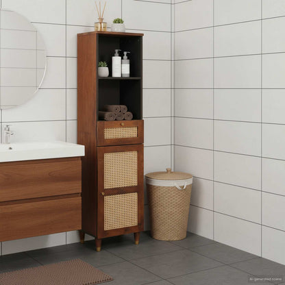 vidaXL Sideboard with Drawer Brown 38 x 33.5 x 160 cm Solid Mango Wood