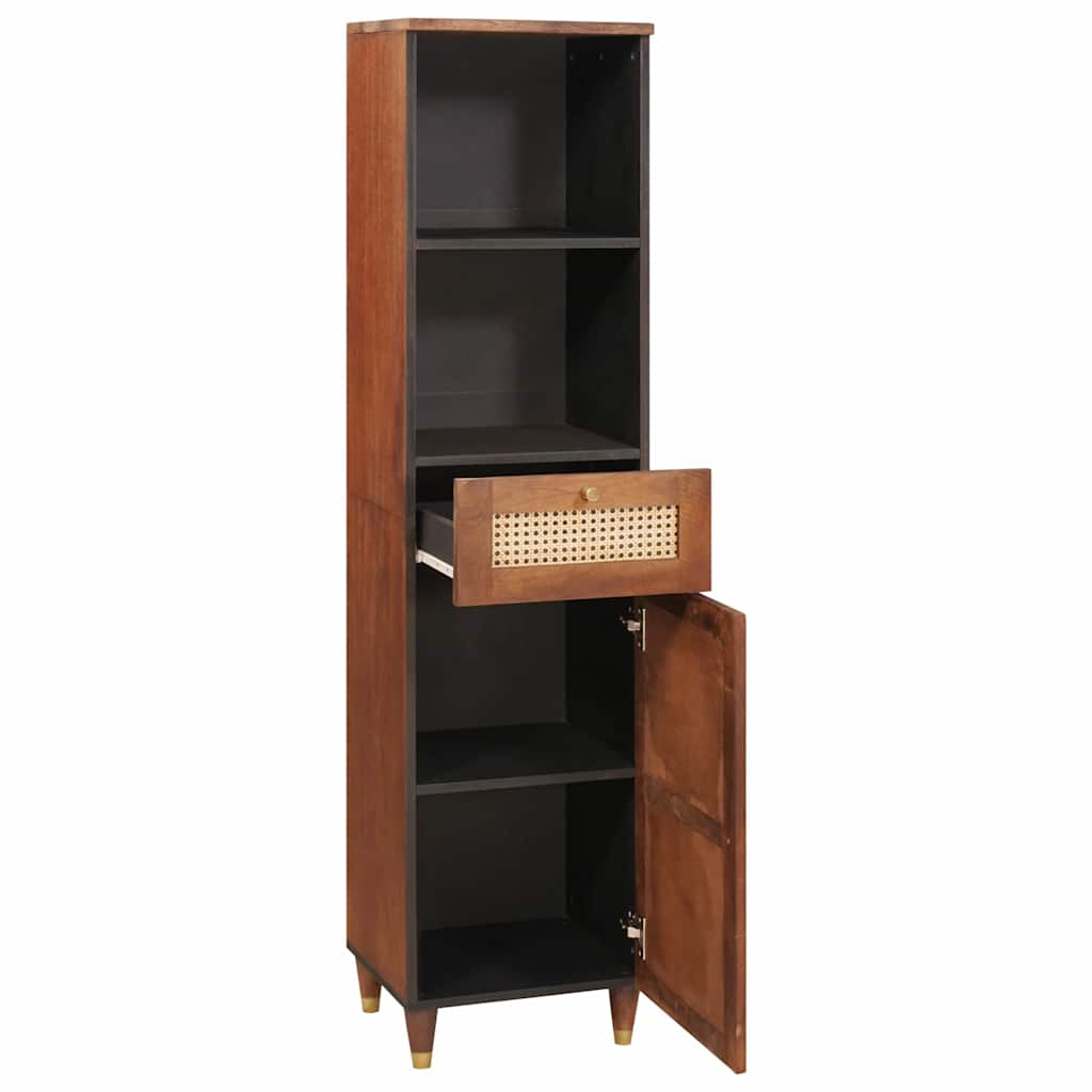 vidaXL Sideboard with Drawer Brown 38 x 33.5 x 160 cm Solid Mango Wood