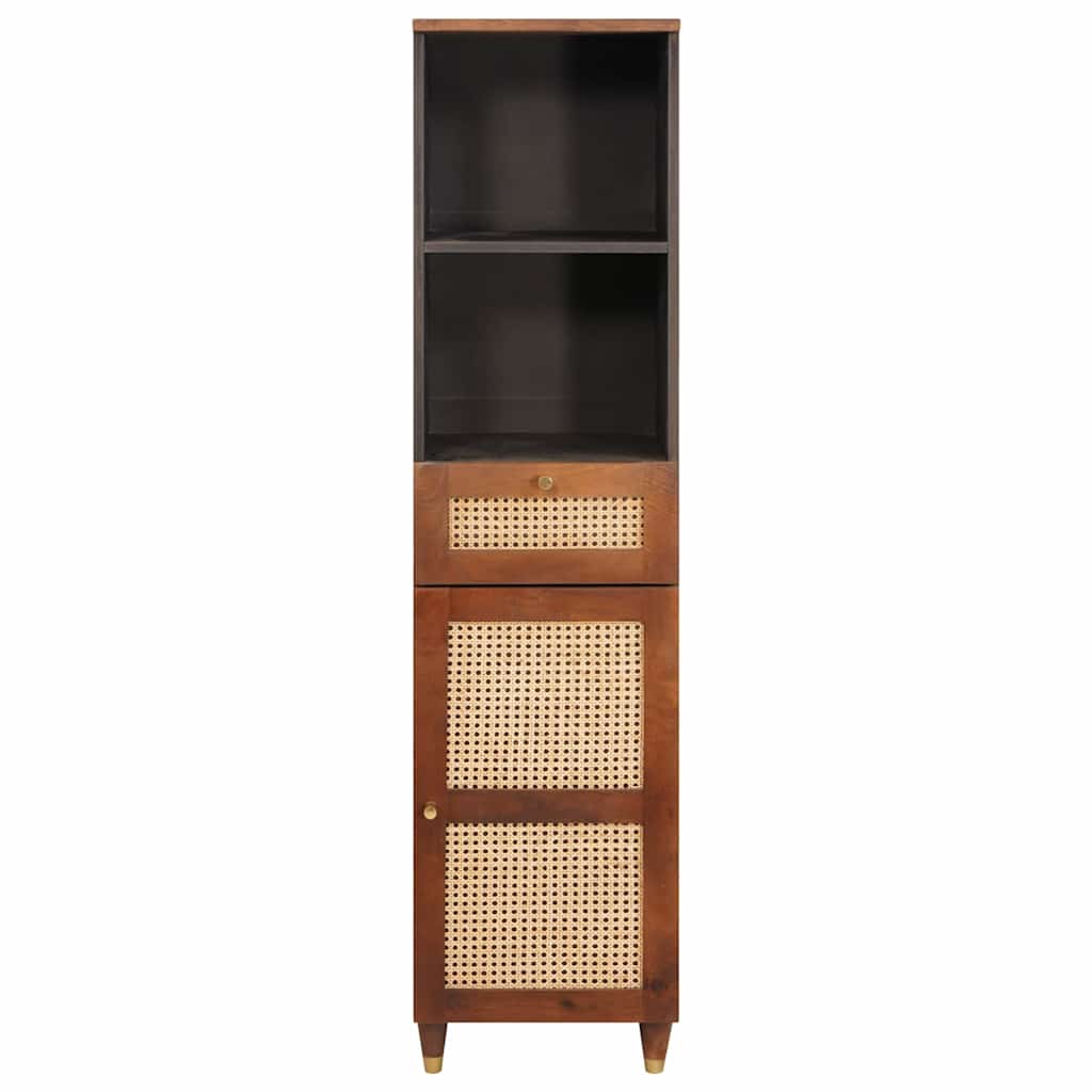 vidaXL Sideboard with Drawer Brown 38 x 33.5 x 160 cm Solid Mango Wood