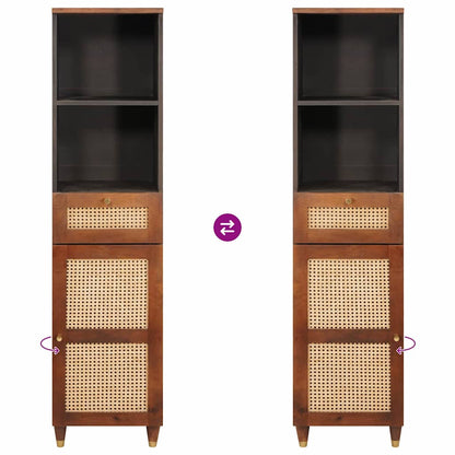 vidaXL Sideboard with Drawer Brown 38 x 33.5 x 160 cm Solid Mango Wood