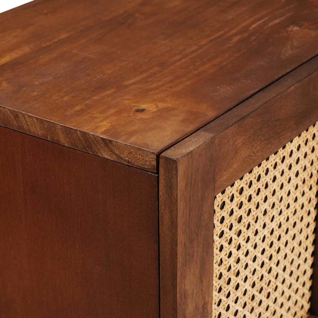 vidaXL Sideboard Brown 60 x 33.5 x 75 cm Solid Mango Wood