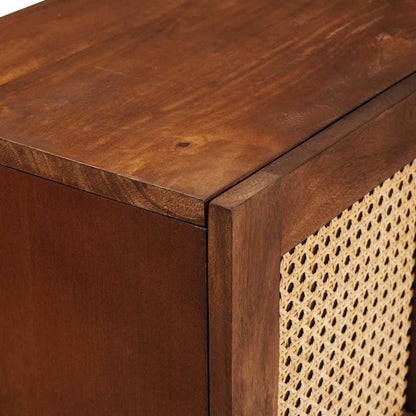 vidaXL Sideboard Brown 60 x 33.5 x 75 cm Solid Mango Wood